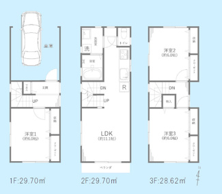【間取り】 | 世田谷区南烏山1丁目