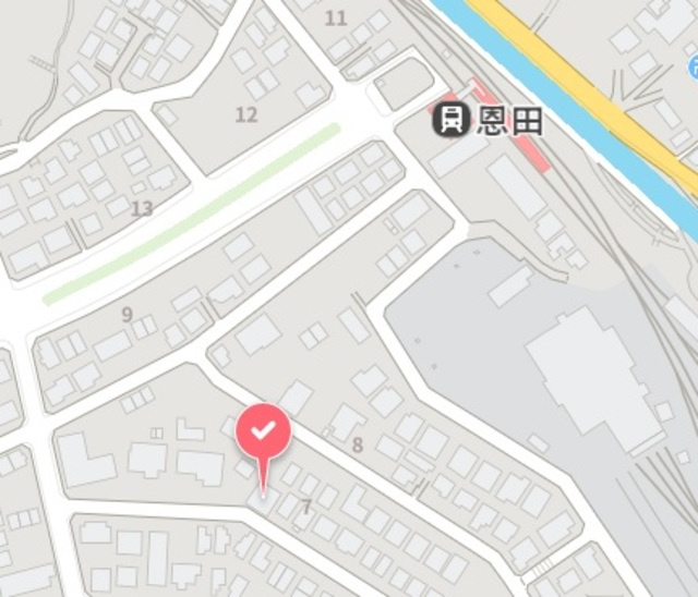 le boisあかね台Aの地図