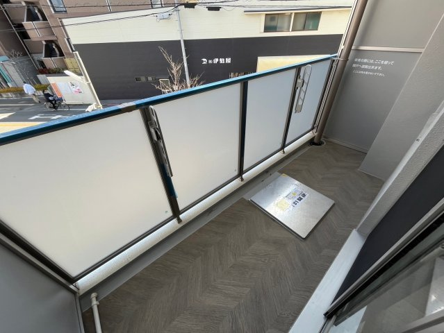 エステムコート大阪グラビティのバルコニー