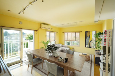 【居間・リビング】 | 竹山団地4203号棟 | ※イメージのため、家具家電はつきません。