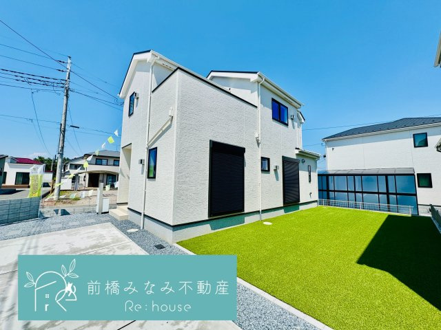 佐波郡玉村町板井23-1期　１号棟(全７棟)　リナージュ　新築建売分譲の外観|落ち着いた雰囲気の外観です