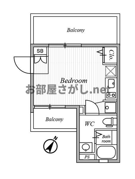 ASTILE三軒茶屋Ⅳ【最上階の築浅デザイナーズ】の間取り