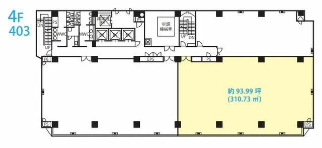 【間取り】 | 南品川ＪＮビル | ４０３平面図 