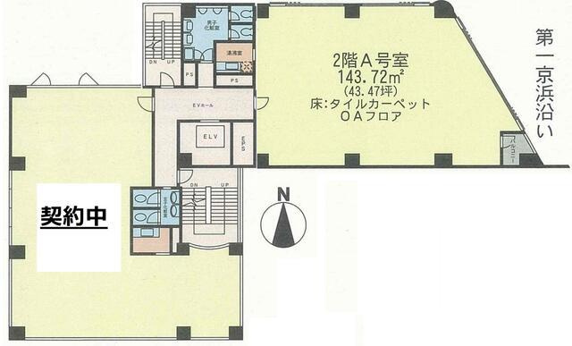 【間取り】 | 品川ＭＳビル |  