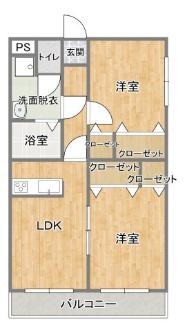 ヒーローマンション･グランデの間取り