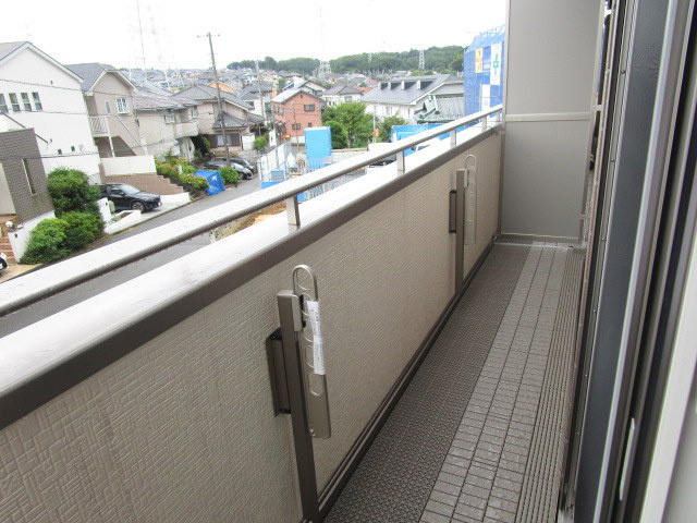 le boisあかね台Cのバルコニー