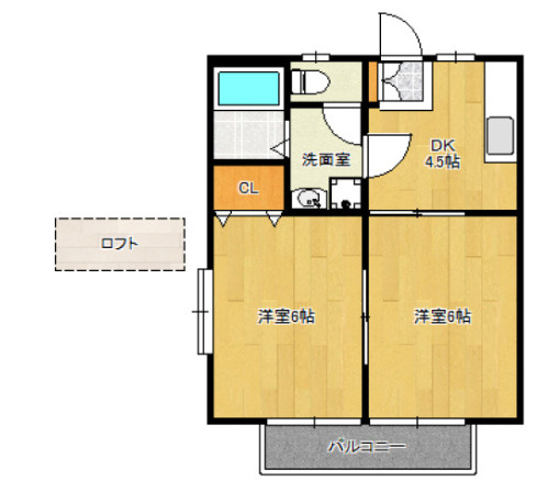 Old Coutryの間取り