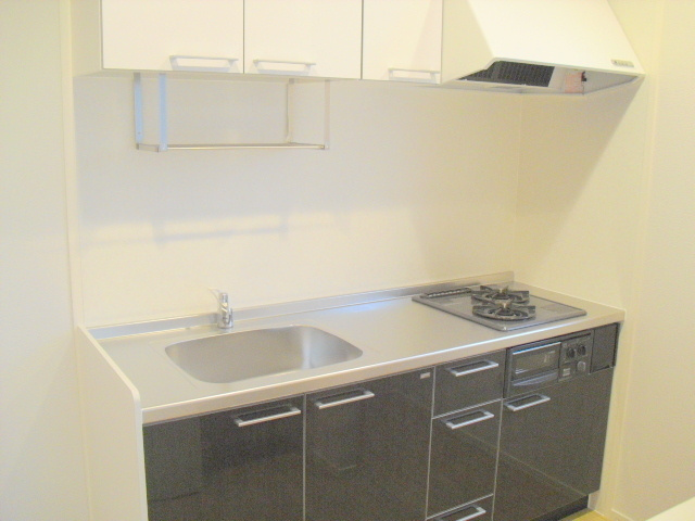 マイホーム滝頭Ⅱのキッチン|グリル付２口システムキッチン