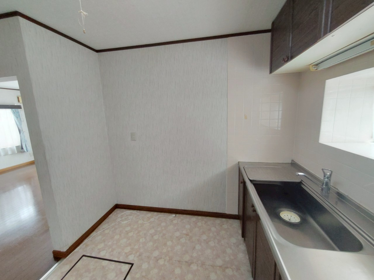 〔価格改定380万円から280万円へ値下〕大楽毛二線【平屋】中古住宅のキッチン