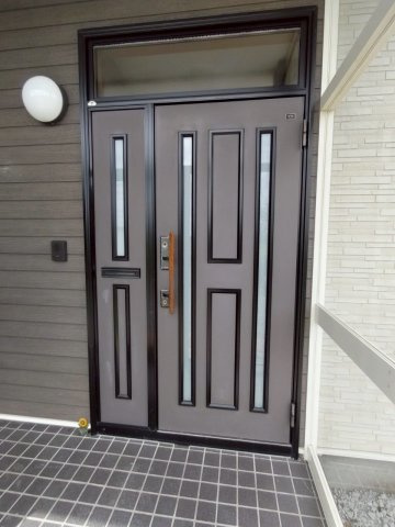 〔価格改定380万円から280万円へ値下〕大楽毛二線【平屋】中古住宅の玄関