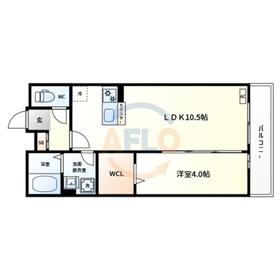 COZY岸里Ⅱの間取り|COZY岸里Ⅱ　間取り
