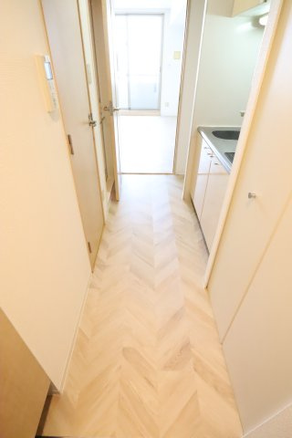 大阪市城東区鴫野西１丁目の賃貸マンションの玄関