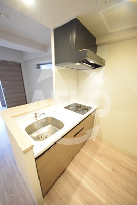 LaDouceur玉造のキッチン|LaDouceur玉造　2口ガスシステムキッチン