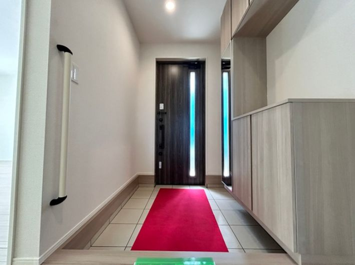 仲介手数料無料　LIGNAGE狭山市水野第2期・新築平屋戸建の玄関