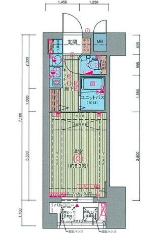 【間取り】 | エステムコート神戸ハーバーランド前2