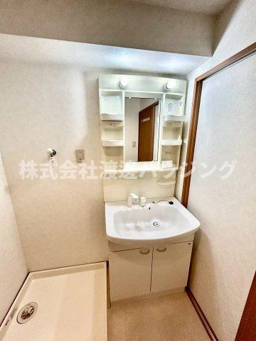 南千里ハイツの洗面所