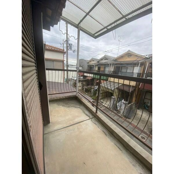 野村中町7丁目貸家のバルコニー