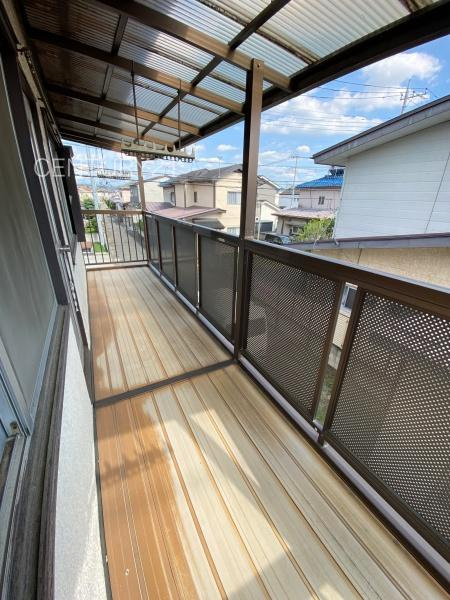前橋市青柳町中古一戸建てのバルコニー