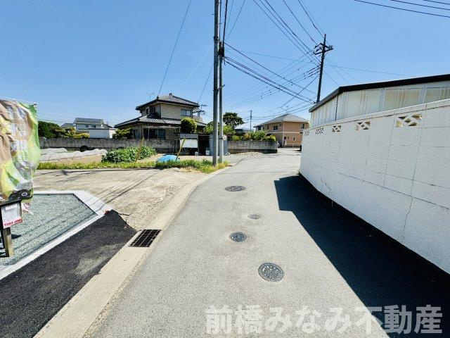 前橋市駒形町28期 　１号棟(全２棟)　ずっとプラス　新築建売分譲の前面道路含む現地写真|前面道路含む現地写真です