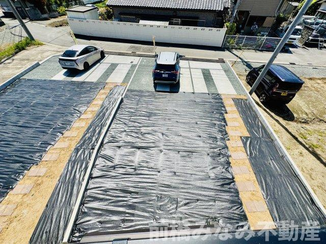 前橋市駒形町28期 　１号棟(全２棟)　ずっとプラス　新築建売分譲の駐車場|カースペースがあります