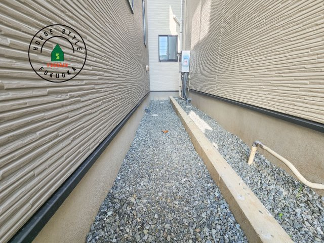 糸島市潤3丁目第3-5棟（3号棟）　の庭|お庭で自由な時間を過ごせます。