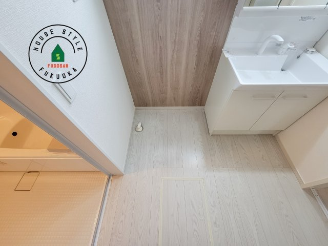 春日市惣利4丁目第1-1棟（1号棟）のランドリースペース|ランドリースペースとなります。広々して有効的にご使用できます。 