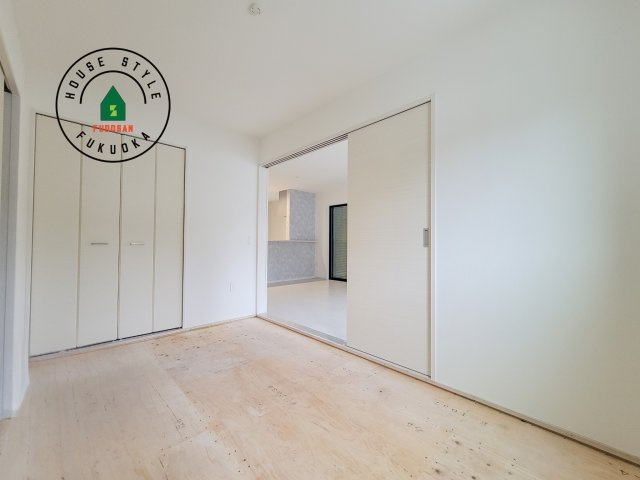 春日市惣利4丁目第1-1棟（1号棟）の和室|将来的に、琉球畳を引きまして和室風にすることも可能です。