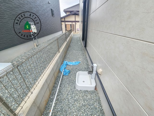 N・福岡市東区美和台4丁目第3-2棟（2号棟）の庭|お庭で自由な時間を過ごせます。