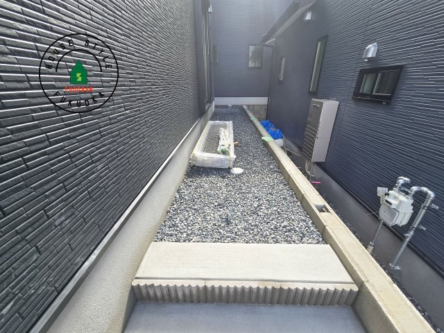 春日市白水ヶ丘2丁目第3-3棟（1号棟）の庭|お庭で自由な時間を過ごせます。