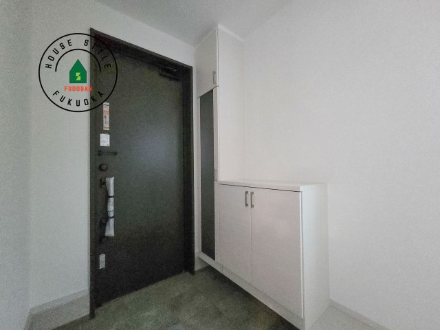 春日市白水ヶ丘2丁目第3-3棟（1号棟）の防犯設備|二重ロックでしっかり防犯対策ができます。