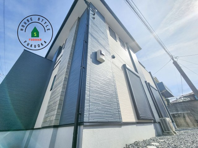 春日市白水ヶ丘2丁目第3-3棟（2号棟）の外観|デザイン性のある外観です。