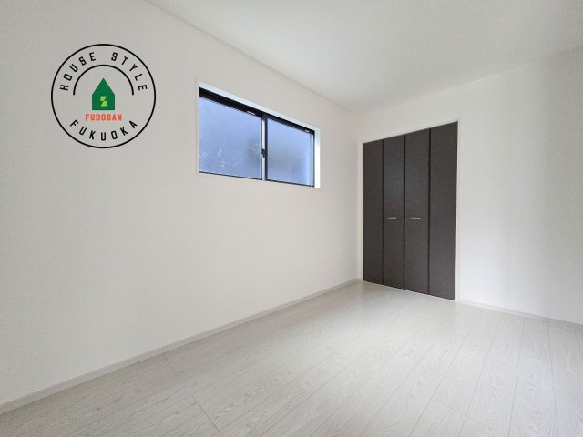 春日市白水ヶ丘2丁目第3-3棟（3号棟）の和室|将来的に琉球畳を引きますこともできます。