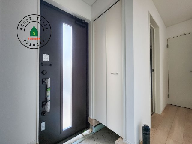 糟屋郡篠栗町田中1丁目第1-4棟（3号棟）の防犯設備|二重ロックでしっかり防犯対策ができます。