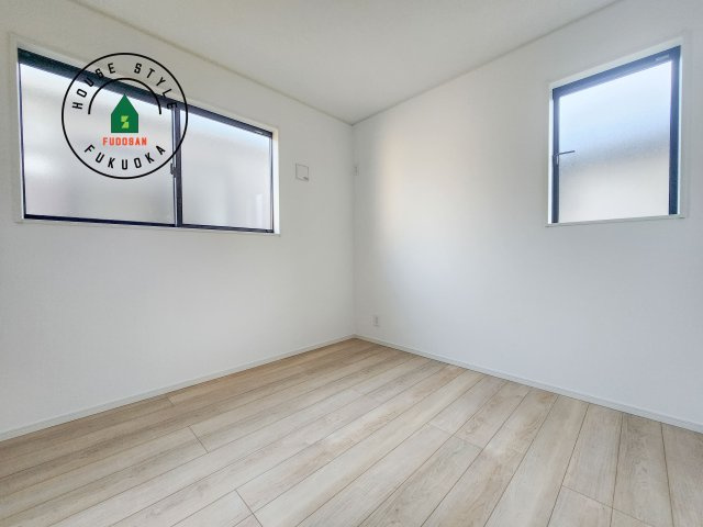 糟屋郡篠栗町田中1丁目第1-4棟（3号棟）の洋室|将来的に、琉球畳を引きまして和室風にすることも可能です。