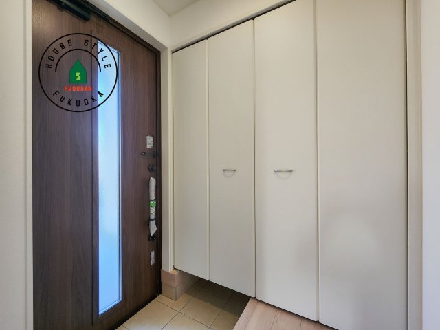 福岡市西区今宿町第2-2棟(2号棟)の防犯設備|二重ロックでしっかり防犯対策ができます。