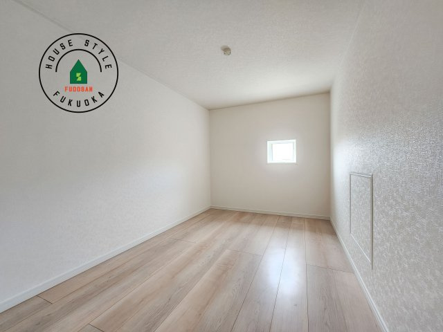 大野城市大城3丁目第9-2棟（2号棟）の和室|将来的に、琉球畳を引きまして和室風にすることも可能です。