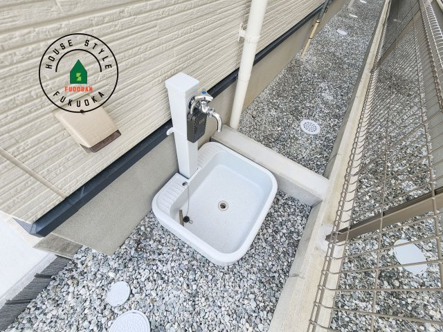 春日市白水ヶ丘2丁目第2-2棟（1号棟）の庭|お庭で自由な時間を過ごせます。