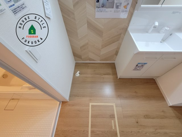 春日市白水ヶ丘2丁目第2-2棟（2号棟）のランドリースペース|ランドリースペースとなります。広々して有効的にご使用できます。 