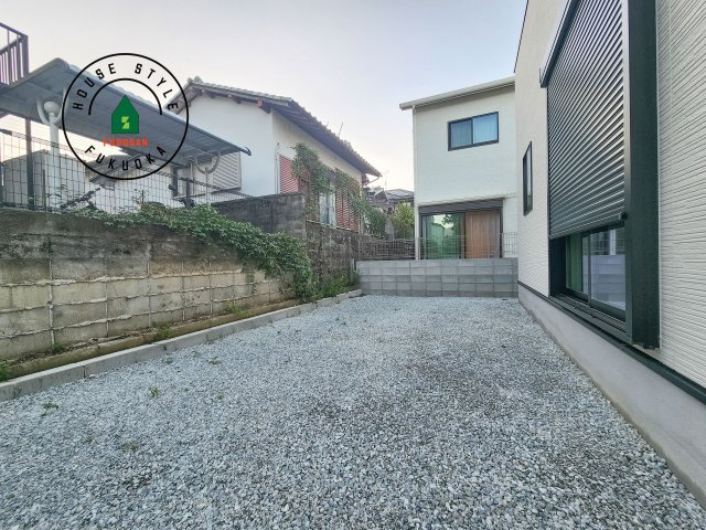 糟屋郡篠栗町和田3丁目第2-2棟（2号棟）の庭|お庭で自由な時間を過ごせます。