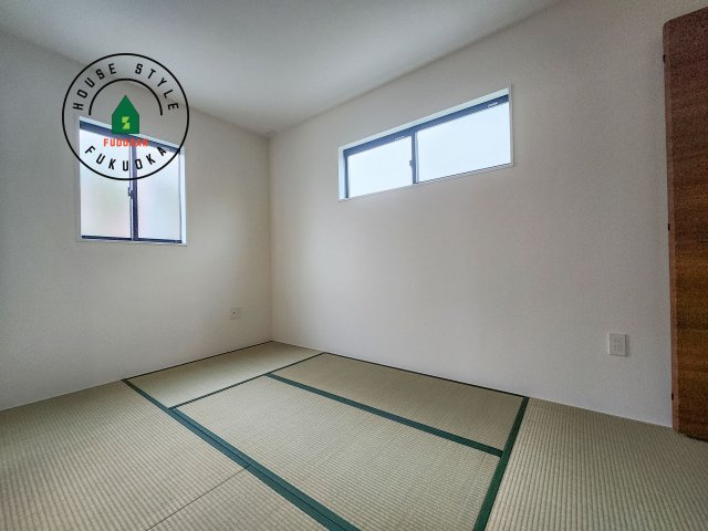 糟屋郡篠栗町和田3丁目第2-2棟（2号棟）の和室|柔らかい畳が心地よい和室