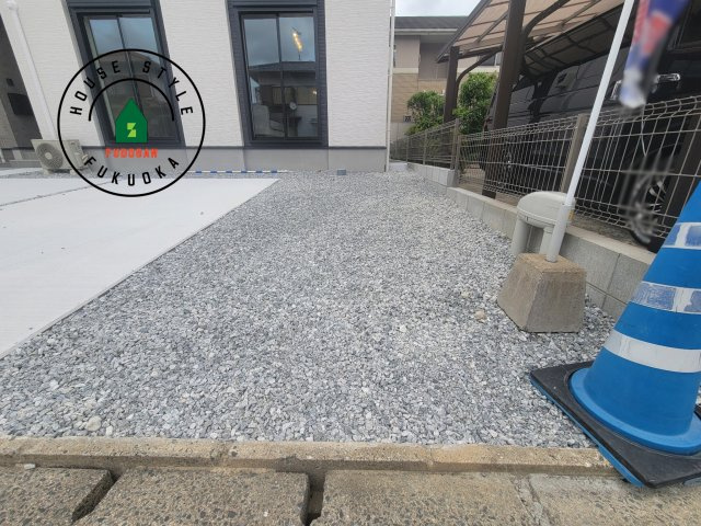 糟屋郡篠栗町和田4丁目第2-3棟（3号棟）の庭|お庭で自由な時間を過ごせます。