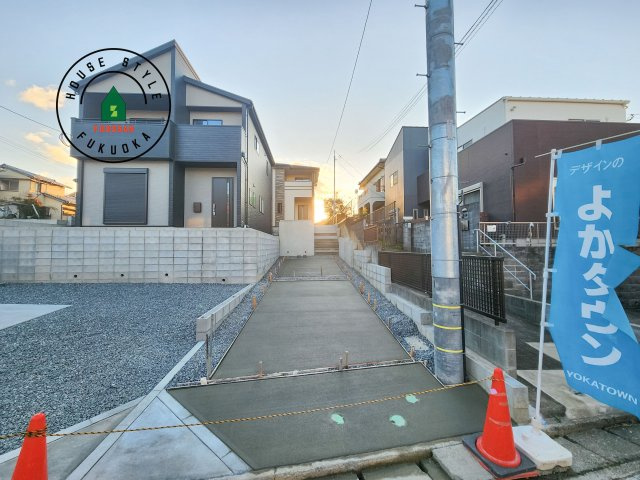 福岡市南区若久6丁目第9-2棟（2号棟）の外観|デザイン性のある外観です。