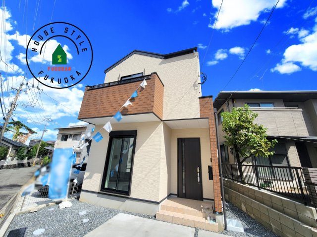 福岡市南区和田2丁目第1-2棟（2号棟）の外観|デザイン性のある外観です。