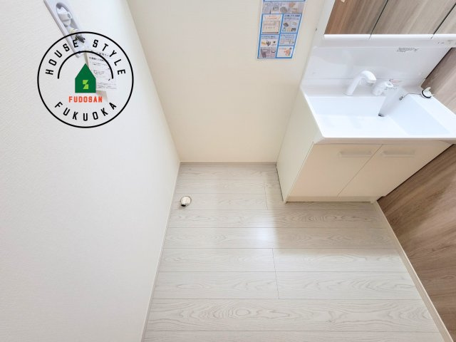 福岡市南区和田2丁目第1-2棟（2号棟）のランドリースペース|ランドリースペースとなります。広々して有効的にご使用できます。 