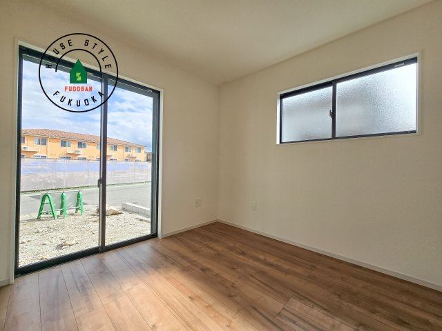 福岡市南区曰佐5丁目第2-4棟（3号棟）の和室|将来的に、琉球畳を引きまして和室風にすることも可能です。