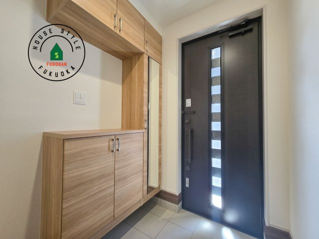 福岡市東区奈多1丁目第1-2棟（2号棟）の防犯設備|二重ロックでしっかり防犯対策ができます。