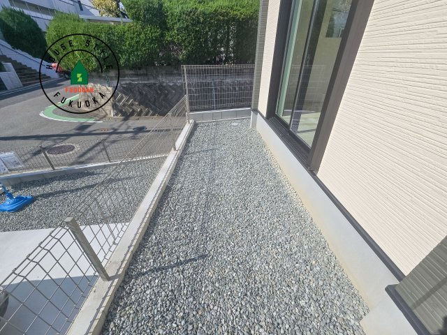 福岡市東区香住ケ丘5丁目第1-3棟（1号棟）の庭|お庭で自由な時間を過ごせます。