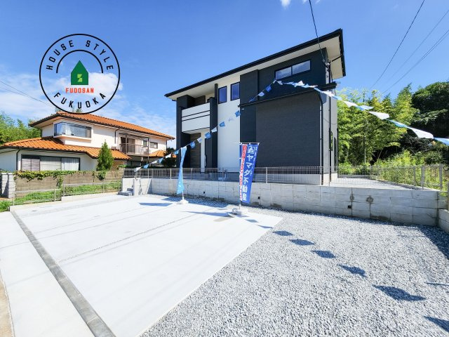 糟屋郡志免町大字吉原第3-1棟（1号棟）の外観：施工例|デザイン性のある外観です。