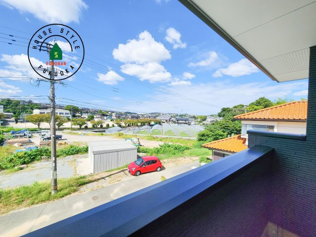 糟屋郡志免町大字吉原第3-1棟（1号棟）の展望|窓から緑が見える物件も魅力的です。