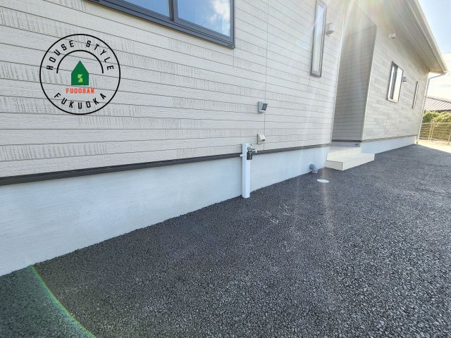 小郡市寺福童第12-2棟（1号棟）のバルコニー|将来的にウッドデッキなど施工して、素敵なバルコニースペースを活用できます。